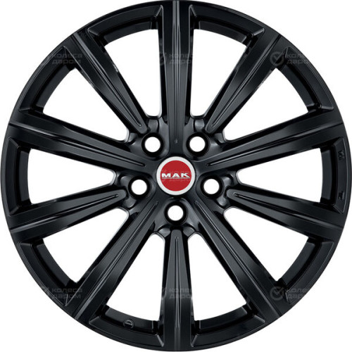 Колесный диск MAK Birmingham 8xR19 5x120 ET38 DIA72.6 чёрный глянцевый