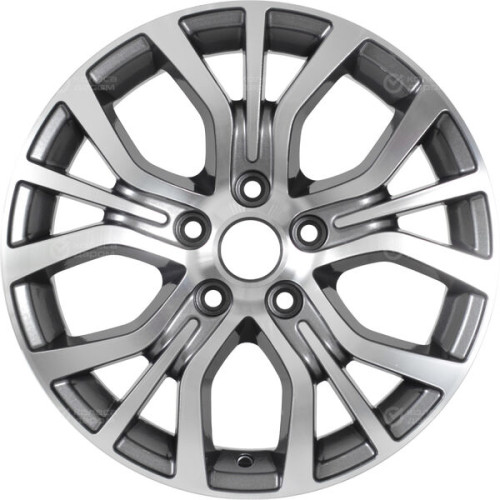Колесный диск KHOMEN KHW1608 (Evolute I-Van) 6.5xR16 5x110 ET40 DIA67.1 насыщенный темно-серый полностью полированный