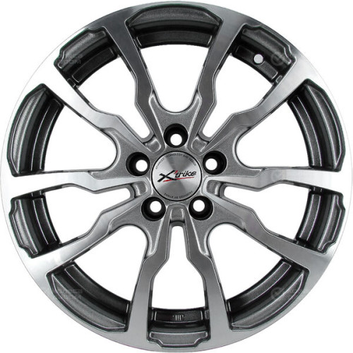 Колесный диск X-trike X117 6.5xR16 5x114.3 ET35 DIA67.1 темно-серебристый с полированной лицевой частью