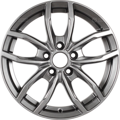 Колесный диск КиК Фрост 6.5xR15 5x114.3 ET42 DIA67.1 темно-серебристый