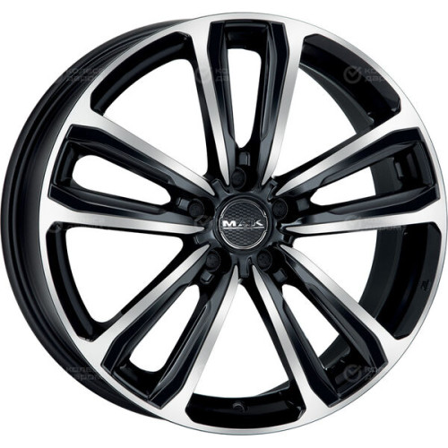 Колесный диск MAK Magma 6.5xR16 4x108 ET38 DIA72 черный глянцевый с полированной лицевой частью