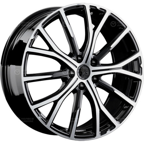 Колесный диск LS Forged LS FG21 8xR19 5x108 ET52 DIA60.1 черный полностью полированный