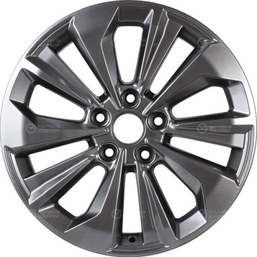 Колесный диск КиК Авиор 7xR17 5x114.3 ET50 DIA67.1 темно-серебристый