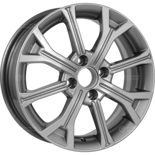 Колесный диск Carwel Кизи 198 6xR15 4x100 ET46 DIA54.1 темно-серебристый