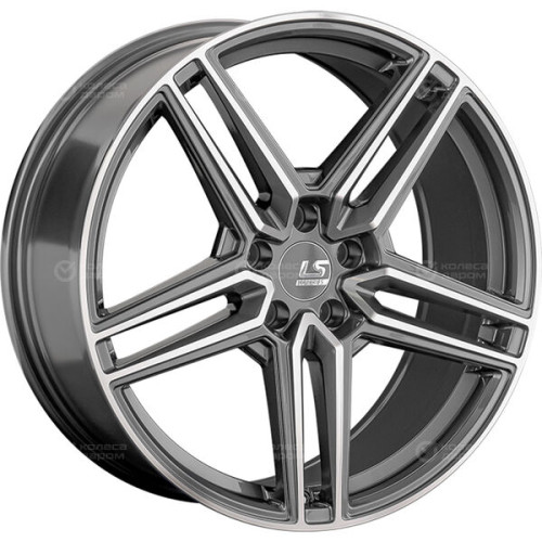 Колесный диск LS FlowForming LS RC79 8.5xR19 5x108 ET30 DIA65.1 насыщенный темно-серый полностью полированный