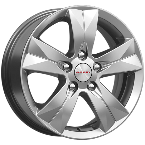 Легковой диск КиК Crossline (КС713) 6,5x16 5x114,3 ET50 64,1 Дарк платинум