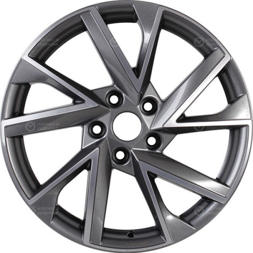 Колесный диск KHOMEN KHW1714 (Changan CS35/CS35 Pro) 7xR17 5x110 ET46 DIA63.3 насыщенный темно-серый полностью полированный