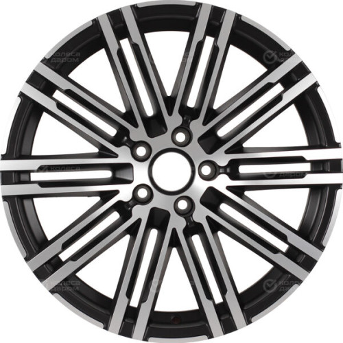 Колесный диск Replay PR13 8xR18 5x112 ET21 DIA66.6 черный матовый полностью полированный