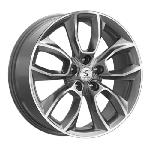 Легковой диск КиК Premium КР001 7x18 5x112 ET45 57,1 Diamond gloss graphite