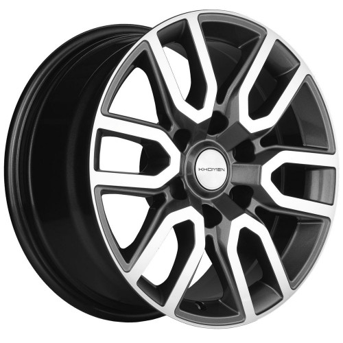 Легковой диск Khomen Wheels KHW1723 8x17 6x139,7 ET42 75,1 Gray-FP