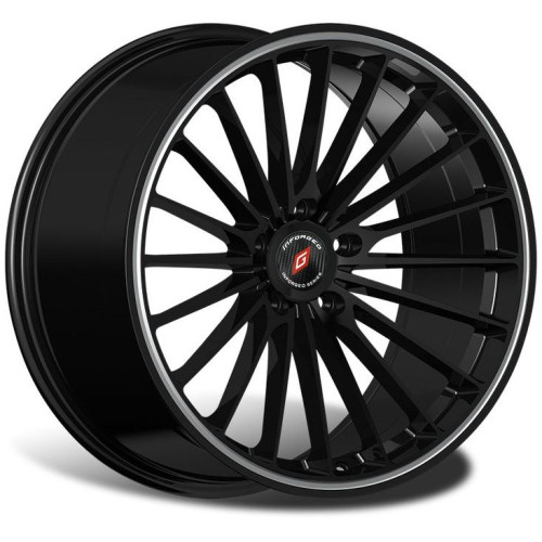 Легковой диск Inforged IFG36 8x18 5x114,3 ET45 67,1 Matt Black Undercut Lip