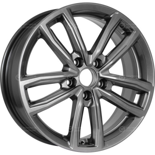 Колесный диск КиК Каланг 6.5xR17 5x114.3 ET45 DIA67.1 темно-серебристый