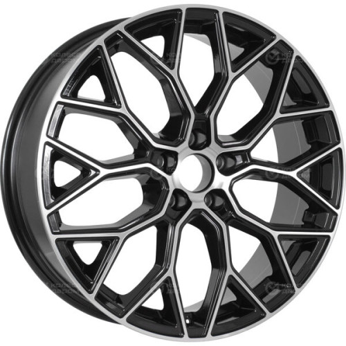 Колесный диск RST R059 7xR19 5x114.3 ET40 DIA64.1 глянцевый черный с полированной лицевой частью