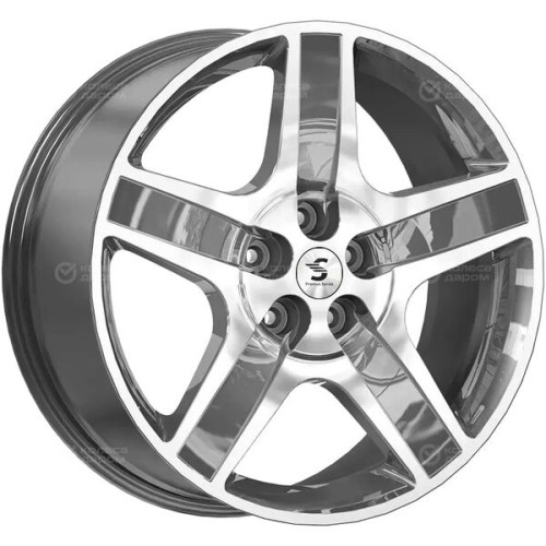Колесный диск СКАД Premium Series КР008 (20_Li L7/Li L8) 8.5xR20 5x120 ET45.5 DIA62.5 светло-серый зеркальный
