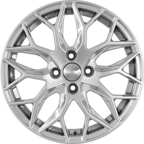 Колесный диск СКАД Фабиан 6xR16 4x100 ET45 DIA60.1 серебристый