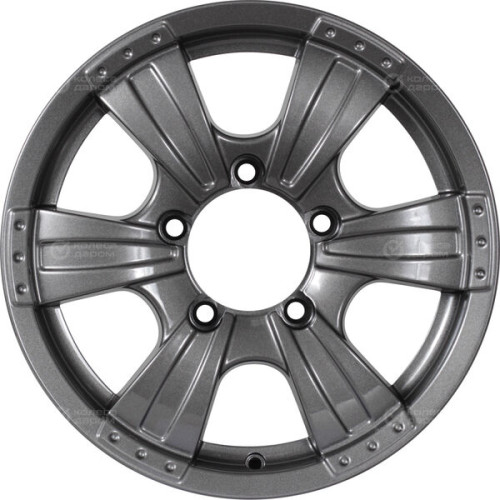 Колесный диск СКАД Рейнджер 7xR16 6x139.7 ET15 DIA109.7 (уценка) темно-серый цвет с перламутровыми оттенками
