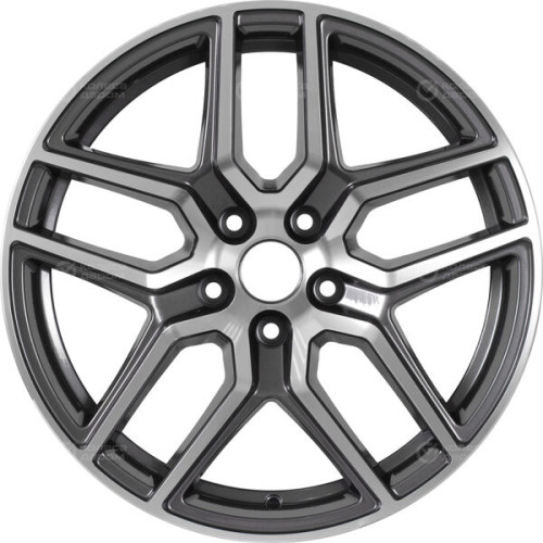 Колесный диск Replay A169 8.5xR19 5x112 ET28 DIA66.6 насыщенный темно-серый полностью полированный