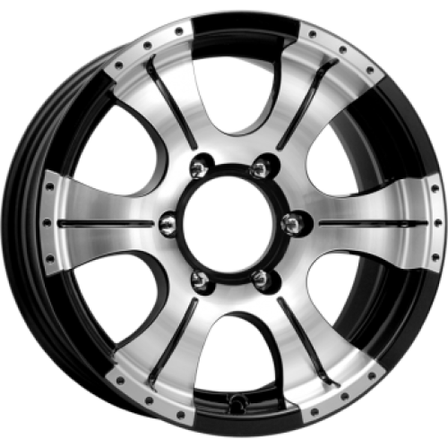 Легковой диск КиК Байконур 8x16 6x139,7 ET 111,6 Алмаз черный