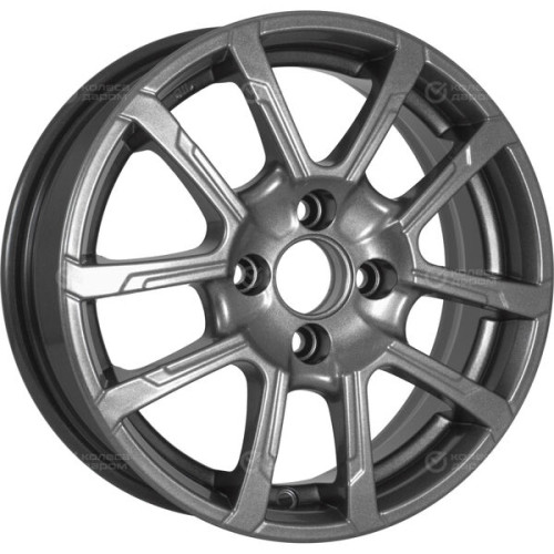 Колесный диск iFree Слайдер 5.5xR14 4x100 ET43 DIA56.6 насыщенный тёмно-серебристый