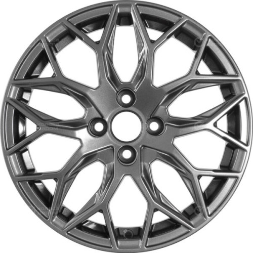 Колесный диск СКАД Фабиан 6xR16 4x100 ET45 DIA60.1 темно-серый цвет с перламутровыми оттенками