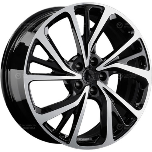 Колесный диск LS Forged FG22 8xR19 5x120 ET41 DIA72.6 черный полностью полированный