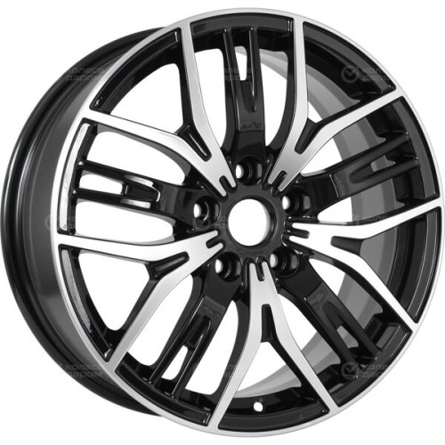 Колесный диск iFree Аскет 7xR17 5x105 ET42 DIA56.6 чёрный глянцевый с полированной лицевой частью