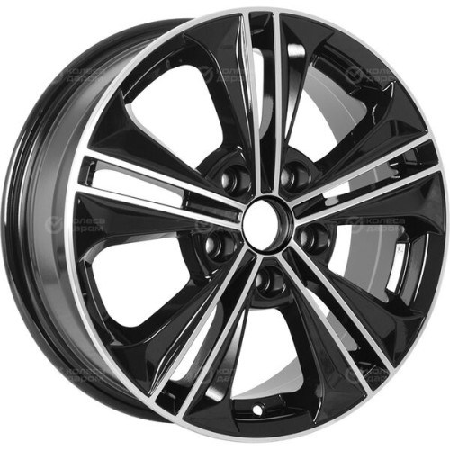 Колесный диск iFree Original КС778 (16_Creta) 6xR16 5x114.3 ET43 DIA67.1 черный глянцевый с полированными элементами лицевой поверхности