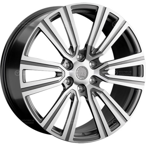 Колесный диск LS Forged FG15 8xR19 6x139.7 ET25 DIA106.1 темно-серый матовый ,частично полированный