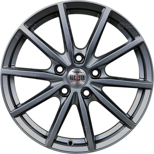 Колесный диск Alcasta M61 7xR17 5x110 ET39 DIA65.1 темно-серый цвет с перламутровыми оттенками