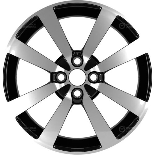 Колесный диск LS LS 948 6xR16 4x100 ET50 DIA60.1 черный полностью полированный