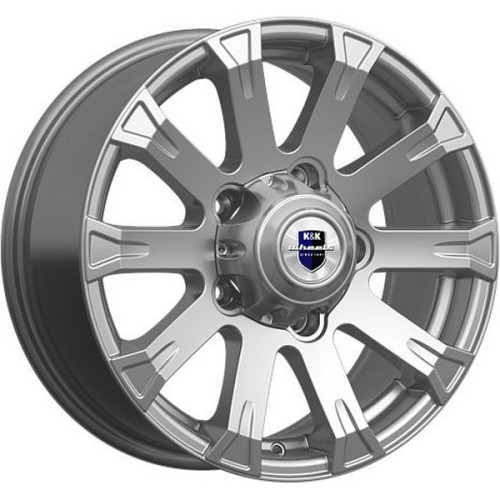 Легковой диск КиК Байкал 7x16 5x139,7 ET35 98,1 Дарк платинум