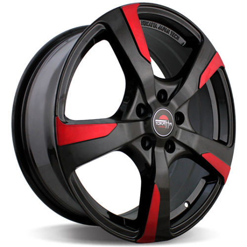 Легковой диск Yokatta Model-58 9,5x20 5x114,3 ET50 66,1 Black and Red