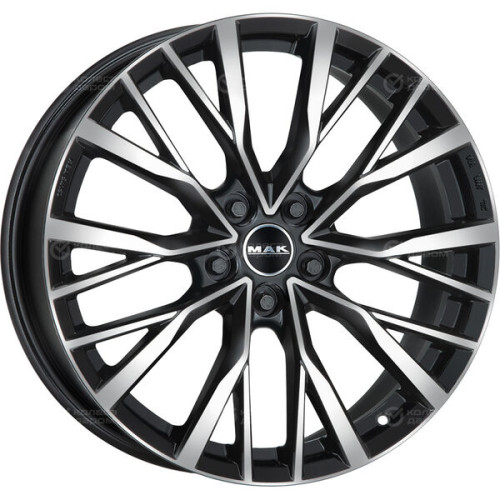 Колесный диск MAK Kent 8.5xR20 5x108 ET42 DIA63.4 чёрный глянцевый с полированной лицевой частью