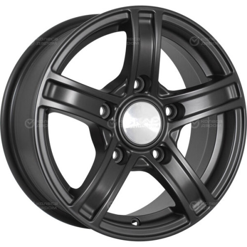 Колесный диск СКАД Трофи 6.5xR15 5x139.7 ET40 DIA98.5 черный полностью матовый