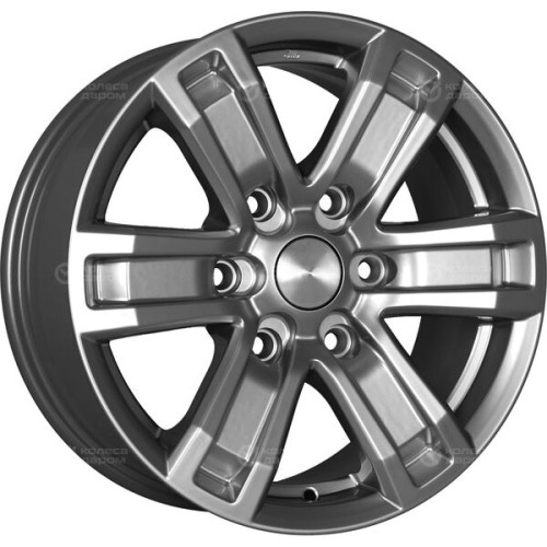 Колесный диск КиК R7-Рольф оригинал 7xR16 6x139.7 ET30 DIA106.1 темно-серебристый