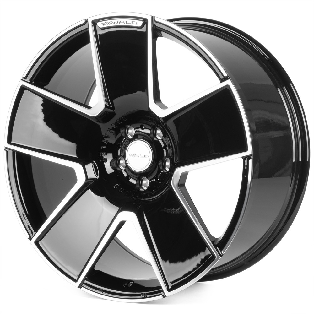 Легковой диск CMST SL171 10,5x22 5x120 ET22 60,1 чёрный глянцевый + полированные спицы