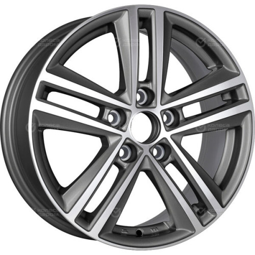 Колесный диск Replay B199 7.5xR17 5x112 ET52 DIA66.6 насыщенный темно-серый полностью полированный