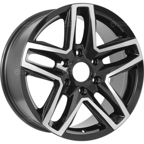 Колесный диск RST R238 8xR18 6x139.7 ET35 DIA100.1 черный с полированной лицевой стороной