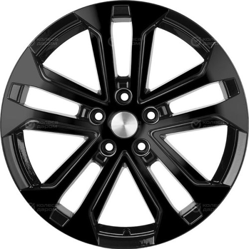 Колесный диск Carwel Куж 1803 7xR18 5x108 ET36 DIA65.1 чёрный