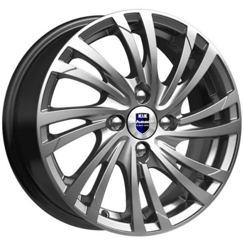 Легковой диск КиК Мейола 6x15 4x100 ET40 60,1 Дарк платинум
