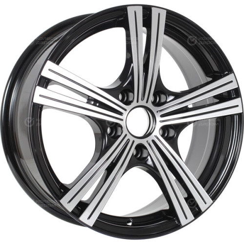 Колесный диск X-trike X112 6.5xR16 5x114.3 ET35 DIA67.1 черный глянцевый с полированной лицевой поверхностью