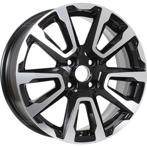 Колесный диск iFree Original КС1026 (ZV_16_Vesta FL) 6.5xR16 4x100 ET50 DIA60.1 черный глянцевый с полированными элементами лицевой поверхности