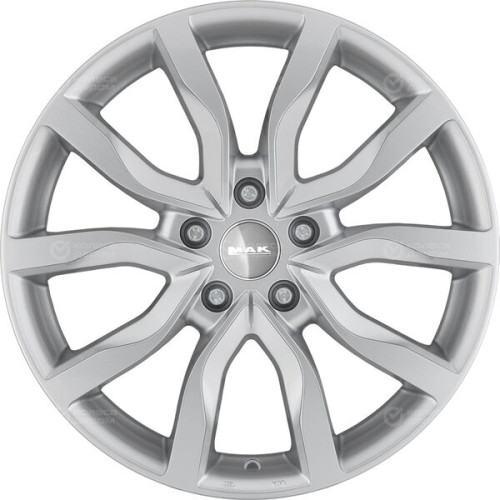 Колесный диск MAK HIGHLANDS 9xR18 5x120 ET48 DIA72.6 серебристый