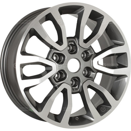 Колесный диск Replay CHG27 7.5xR18 6x139.7 ET30 DIA106.1 глянцевый темно-серый с полированной лицевой частью