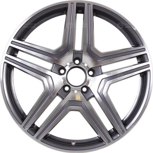 Колесный диск Replay MR67 8.5xR20 5x112 ET55.5 DIA66.6 насыщенный темно-серый полностью полированный