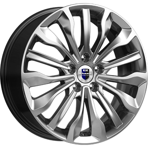 Легковой диск КиК Атакама 6,5x17 5x100 ET48 56,1 Дарк платинум