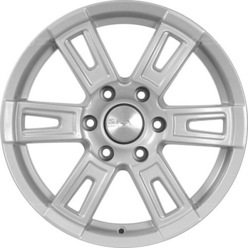Колесный диск СКАД ТОР-18 8xR18 6x114.3 ET30 DIA66.1 серебристый