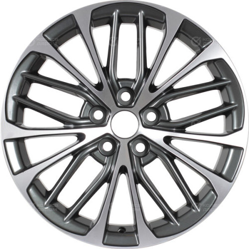 Колесный диск LS LS 1306 8xR18 5x114.3 ET50 DIA60.1 насыщенный темно-серый полностью полированный