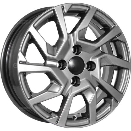 Колесный диск KDW KD1420 5.5xR14 4x100 ET40 DIA56.6 темно-серый