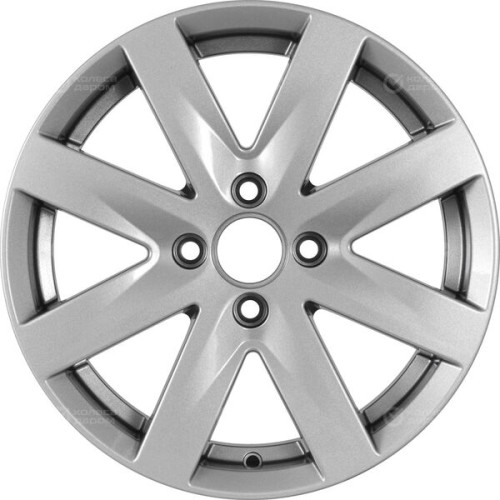 Колесный диск Carwel Волго 208 6xR15 4x100 ET40 DIA60.1 серебристый металлик